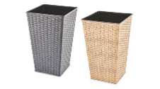 Tall Wicker Planter  