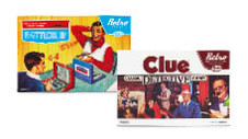 Retro Battleship or Clue Board Games 