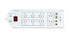 8-Way Surge Protector Powerboard 