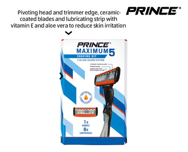 Prince Maximum Men’s 5 Blade Razor Kit