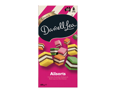 Darrell Lea Liquorice Allsorts 600g