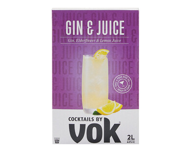 Vok Gin and Juice Ready to Serve Cocktail 2L