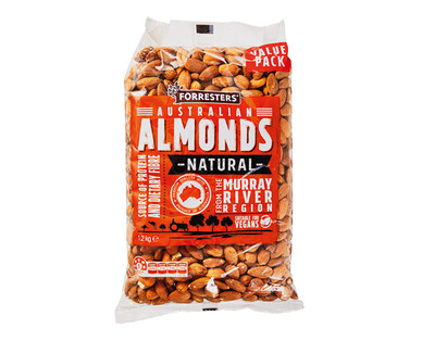 Forresters Natural Almonds 1.2kg