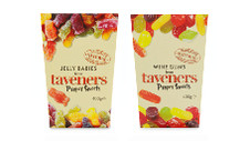 Taverners Jelly Babies, Wine Gums or All Sorts 400g 