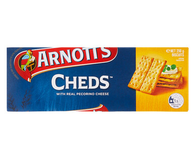 Arnott’s Cheds Crackers 250g