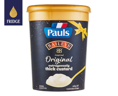 Pauls Baileys Flavoured Custard 600g