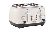 4 Slice Grey Toaster 