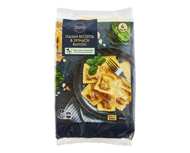 Specially Selected Ricotta &amp; Spinach Ravioli 500g