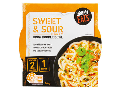 Urban Eats Noodle Bowls Sweet &amp; Sour 240g