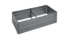 Large Metal Garden Bed – Grey 