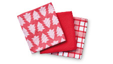 Egyptian Cotton 3 Piece Tea Towel Pack 