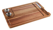 Steak Serving Boards with Steak Knife