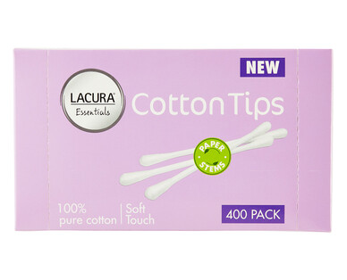 LACURA® Essentials Cotton Tips 400pk