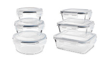 Glass Storage Containers 3pc Set 