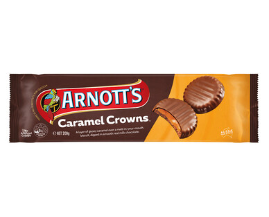 Arnott’s Caramel Crowns 200g