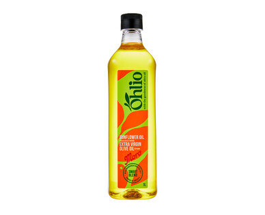 Ohlio Sunflower Oil Blended with Extra Virgin Olive Oil 1L