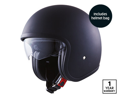 Open Face Motorcycle Helmet - ALDI Australia