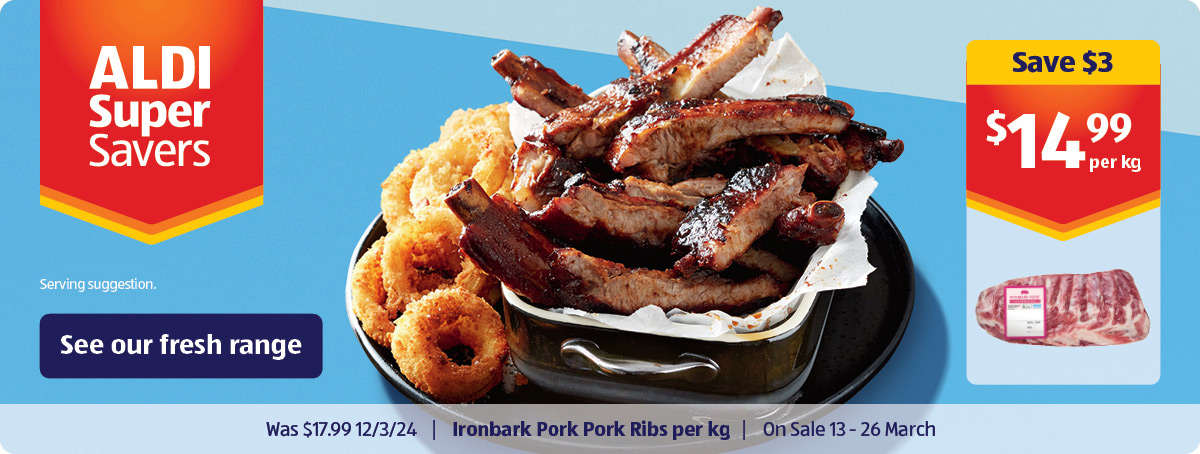 Super Savers Iron Bark Pork Ribs