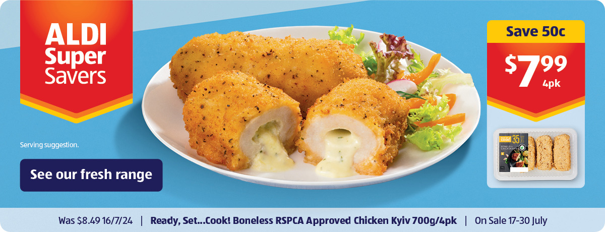 Ready, SetCook! Boneless RSPCA Approved Chicken Kyiv 700g/4pk