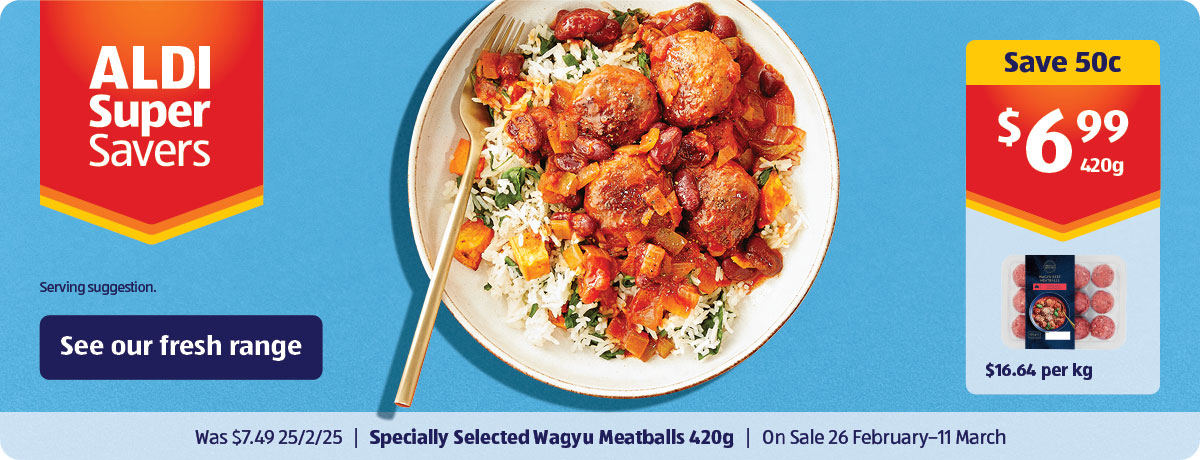 Super Savers Specially Selected Wagyu Meatballs 420g