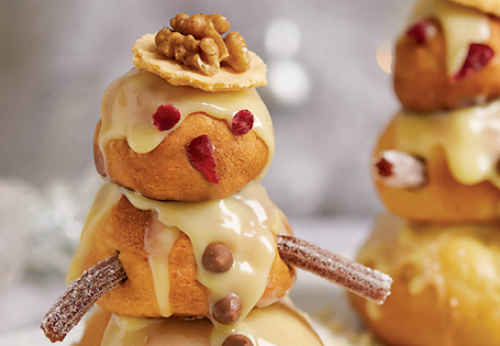 Snowman Profiterole Towers - ALDI Australia