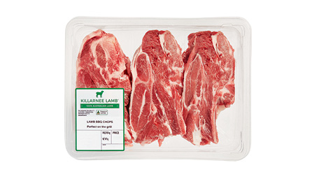 Killarnee Lamb BBQ Chops per kg